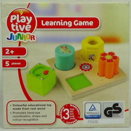 LEARNING GAME - PLAYTIVE JUNIOR 2YEARS + TOY FOR BOYS , GIRLS -5 PCS