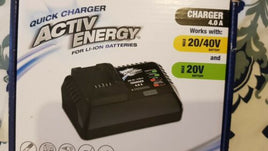 ACTIV ENERGY BATTERY CHARGER LI-ION 4.0A FOR 20/40 V BATTERIES - FERREX TOOL