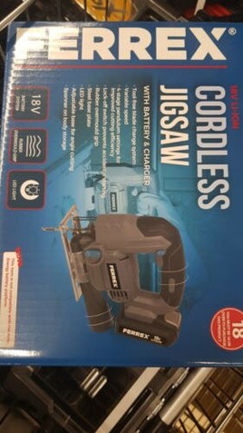 W-ZONE 18V CORDLESS JIGSAW WITH BATTERY & CHARGER 4 WORKSHOPS 3 YEARS WARRANTY