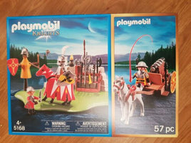 PLAYMOBIL KNIGHTS - QUALITY TOYS FOR Boy Girl Baby Gift Box - 57 PC