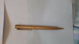 24K Gold Plated Top Stainless Steel Metal Silver Ball Point Pen 3035 PARKER